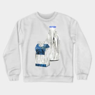 Milk Bottle & Carton Crewneck Sweatshirt